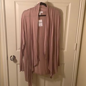 Tan long cardigan